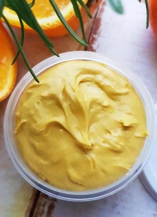 «сладкий апельсин» натуральный крем ручной работы, 50 грамм2 фото