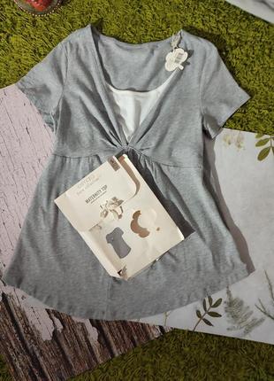 Сіра футболка на вагітних від esmara