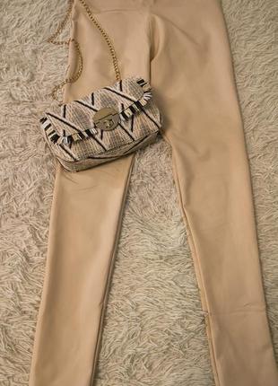 Лосины из эко кожи