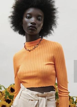 Топ на длинный рукав zara