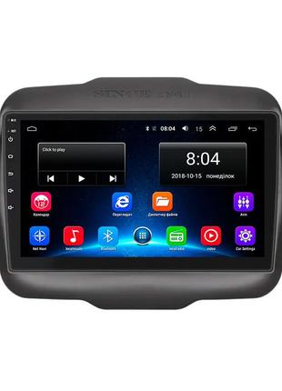 Штатная магнитола lesko для jeep renegade i 2014-2019 экран 9" 2/32gb wi-fi gps base ренегаде 1шт