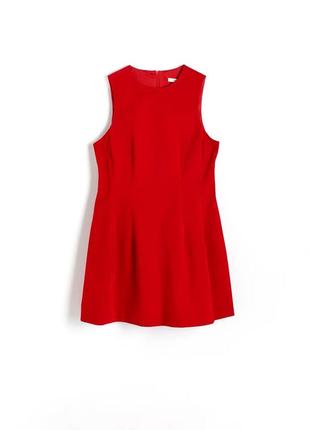 Красное мини платье, в размере m (reserved)5 фото