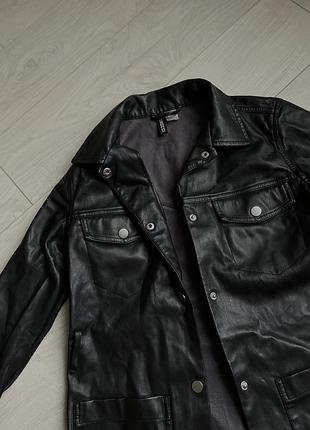 Кожаная рубашка