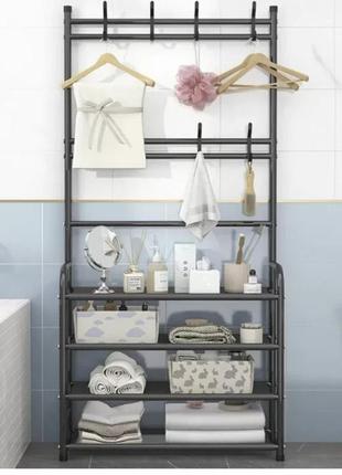 Універсальна вішалка для одягу new simple floor clothes rack size 60x29.5x151 см