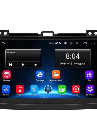 Штатна магнітола lesko для toyota land cruiser prado 120 series рестайлінг 2007-2009 9" 2/32 wi-fi optima