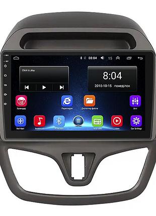 Штатна магнітола lesko для chevrolet spark iv 2015-2018 екран 9" 2/32gb wi-fi gps base шевроле спарк