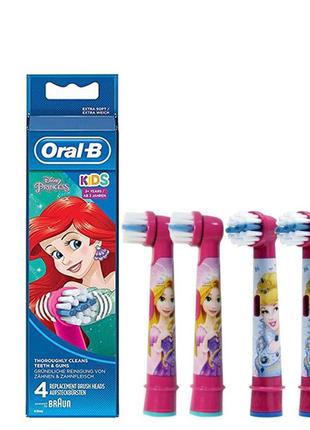 Насадки на зубные щетки oral-b eb10 «принцессы» детские (4 шт.)