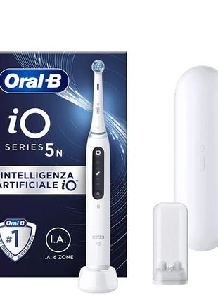 Электрическая зубная щетка oral-b io 5 (iog5.1a6.1dk) white2 фото