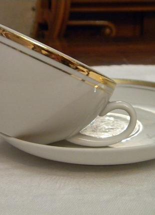 Чайная двойка фарфор ссср кф чудово №823