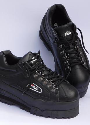 Снікери trailblazer wedge кеди на платформі ,fila