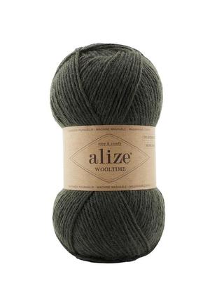 Носочная пряжа alize wooltime, плющ 873