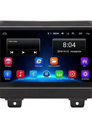 Штатна магнітола lesko для jeep wrangler iv (jl) 2017-н.в. екран 9" 2/32gb wi-fi gps base brанглer