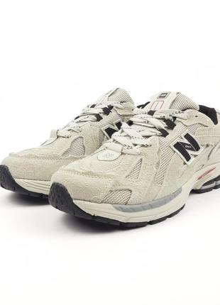 New balance 1906d світло сірі  кросівки кеди чоловічі нью баланс весняні осінні літні демісезонні демісезон низькі замша замшеві топ якість7 фото