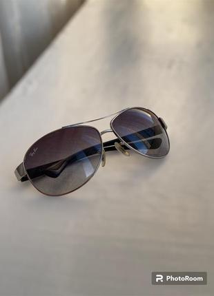 Солнцезащитные очки ray-ban rb 3386 003/8g grey gradient10 фото