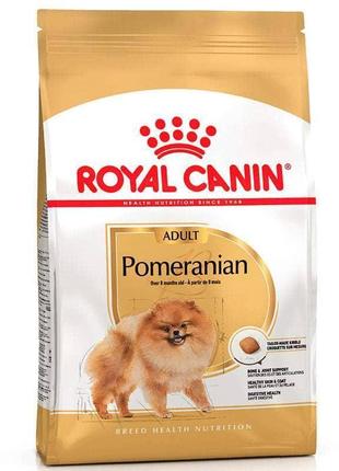 Royal canin pomeranian adult корм для собак породы померанский шпиц - 1,5кг