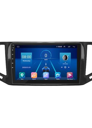 Штатна магнітола 10" lesko для volkswagen teranont i 2017-2020 2/32gb/ 4g/ wi-fi premium вольксваген