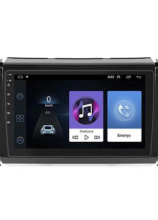 Штатная магнитола lesko для toyota fortuner ii рестайлинг 2020-н.в. экран 9" 1/16gb wi-fi gps base тойота 7шт