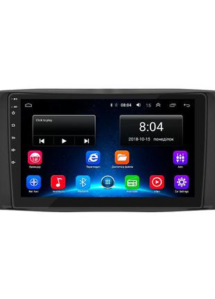 Штатна магнітола lesko для mercedes-benz r-клас i рестайлінг 2007-2010 екран 9" 2+32gb wi-fi optima gps