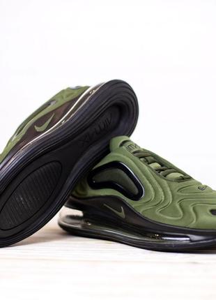 Розпродаж! nike air max 720 кросівки кеди чоловічі найк аір макс з балоном хакі весняні осінні демісезонні демісезон відмінна якість низькі текстильні4 фото