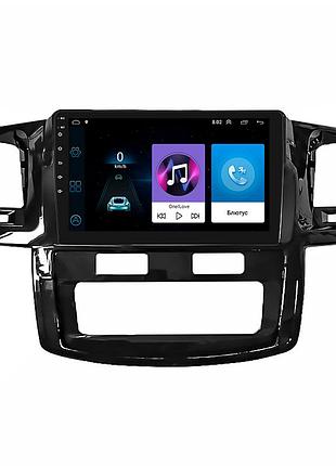 Штатная магнитола 9" lesko для toyota hilux vii рестайлинг 2011-2015 1/16gb/ wi-fi optima тойота шт