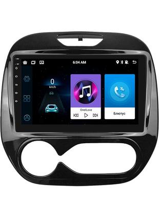 Штатная магнитола lesko для renault captur i 2012-2017 экран 9" 1/16gb/ wi-fi optima gps на андроид 4шт