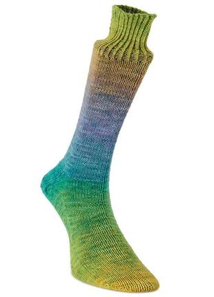 Носочная пряжа laines du nord watercolor sock, 100