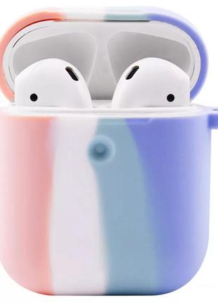 Силиконовый футляр colorfull для наушников airpods 1/2