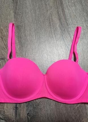 Бюстгальтер, лиф неон розовый