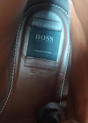 Круті черевики броги hugo boss (original) made in italy5 фото