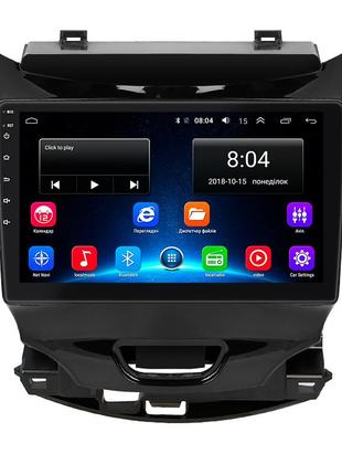 Штатная магнитола lesko для chevrolet cruze ii 2015-н.в. экран 9" 2/32gb wi-fi gps base 4шт