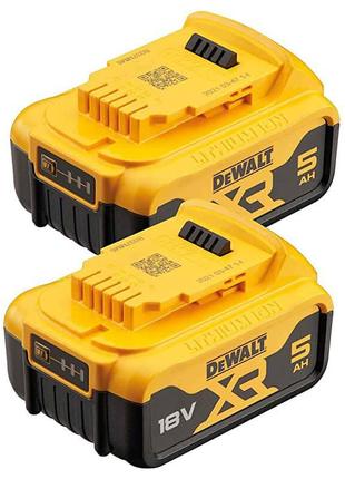 Набір акумуляторних батарей dewalt dcb184p2