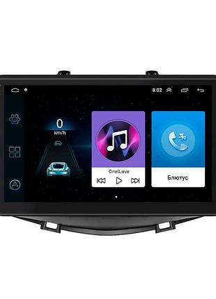 Штатная магнитола lesko для lifan x60 i рестайлинг 2015-2016 экран 9" 1/16gb wi-fi gps base 5шт