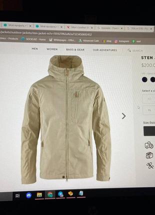 Fjallraven sten jacket (куртка літо/весна)