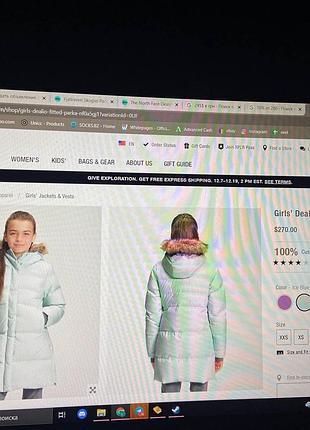 The north face dealio fitted parka (є два кольори)1 фото