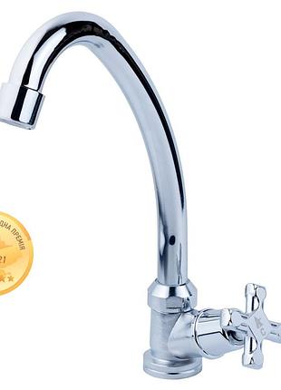 Смеситель qn 1/2" монокран на гайке aquatica qn-1g158c (9786600)