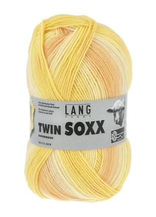 Шкарпеткова пряжа lang yarns twin soxx 4-х нитка, 0175