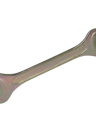 Ключ ріжковий 17 × 19 мм жовтий цинк sigma (6025191)