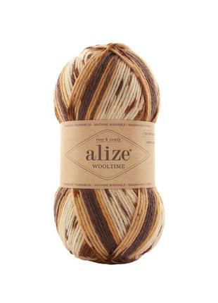 Носочная пряжа alize wooltime, 11023