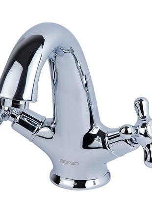 Смеситель arno 1/2" для раковины литой на шпильке corso (fe-2a152c) (9679000)