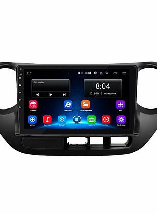 Штатная магнитола lesko для hyundai i10 ii 2013-2016 экран 9" 2/32gb wi-fi gps base хюндаи