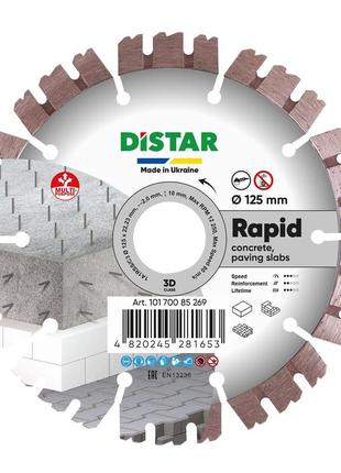 Круг алмазный отрезной 1a1rss/c3 125x2,0/1,2x10x22,23-10 hit rapid