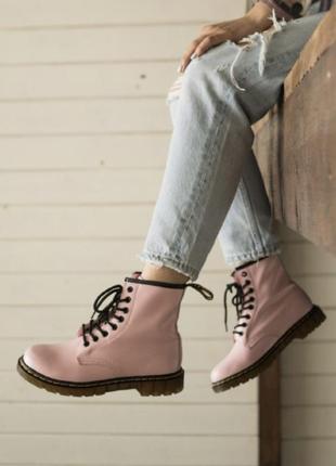 Женские ботинки dr.martens 1460 pink