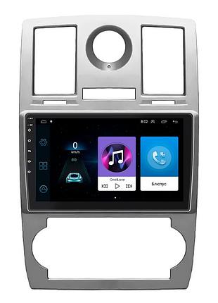 Штатная магнитола lesko для chrysler 300c i 2004-2011 экран 9" 1/16gb wi-fi gps base 2шт