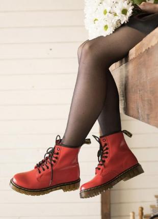 Жіночі черевики dr.martens 1460 red3 фото