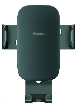 Держатель телефона baseus metal age 2 gravity air outlet car mount green