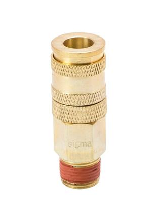З'єднання швидкознімне посилене з фіксатором mt 3/8" (латунь) sigma (7021621)