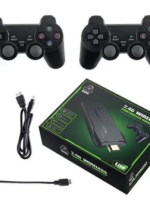 Игровая приставка data frog y3 lite 64 гб m8 game stick hdmi 4k 2,4g 20000+ игр ps1, dendy, sega play station19 фото