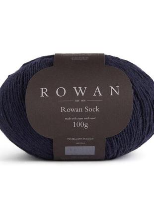 Шкарпеткова пряжа rowan sock, 011 синій