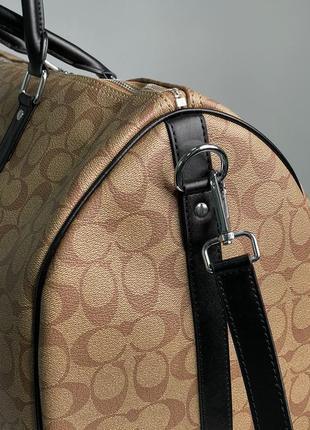 Сумка в стиле coach 52 in signature canvas4 фото