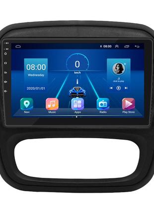 Штатная магнитола экран 9" lesko для opel vivaro b 2014-2018  2/32gb/ 4g/ wi-fi premium опель